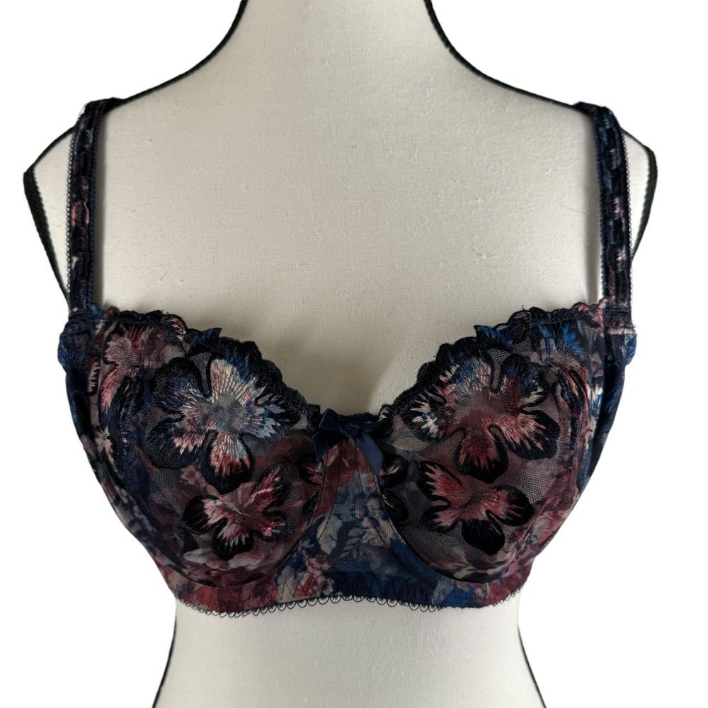 Fantasie Womens Erica Vertical Seam Bra - Midnight - Picture 2 of 6